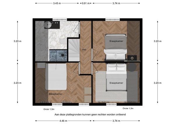 Floorplan - Oudestad 66, 4501 JC Oostburg